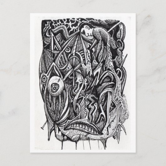 Pierced, van Brian Benson Briefkaart (Voorkant)