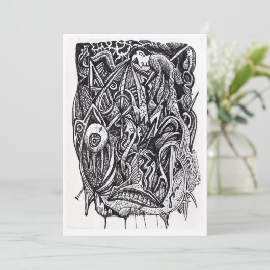 Pierced, van Brian Benson Flat Kaart (Staand voorkant)