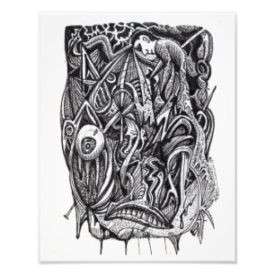 Pierced, van Brian Benson, fotoprint Foto Afdruk