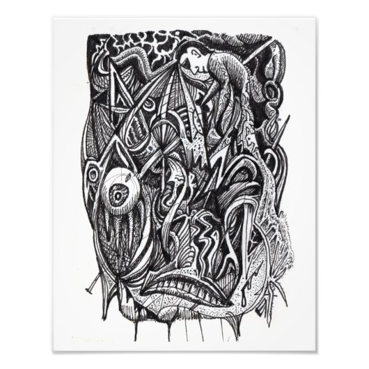 Pierced, van Brian Benson, fotoprint Foto Afdruk (Voorkant)