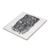 Pierced, van Brian Benson Tegeltje (Zijkant)