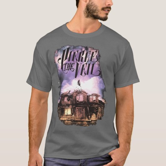 Piercehe Veil Collide Withhe Sky retro vrienden T-shirt (Voorkant)