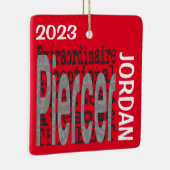 Piercer Buitengewoon DOUANE Keramisch Ornament (Rechts)