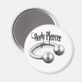 piercer zwart magneet (Voorkant / Achterkant)