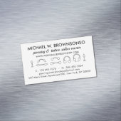 Piercing Jwelry Store Shop Branding Magnetisch Visitekaartje (Voorbeeld)