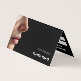 Piercing salon Afspraak Visitekaartje