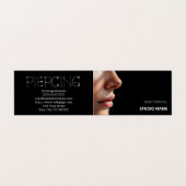 Piercing salon Afspraak Visitekaartje (Buitenkant ongevouwen)