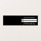 Piercing salon Afspraak Visitekaartje (Binnenkant ongevouwen)