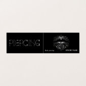 Piercing salon Visitekaartje (Buitenkant ongevouwen)