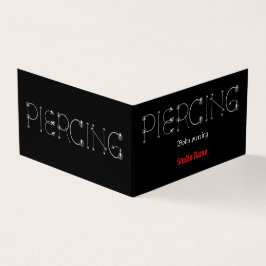 Piercing salon Visitekaartje