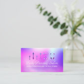 Piercing Specialist hologram Chic Visitekaartje (Staand voorkant)