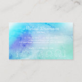 Piercing Specialist hologram Grafische groene kleu Visitekaartje (Achterkant)