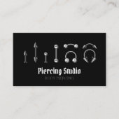 Piercing Specialist Modern Visitekaartje (Voorkant)