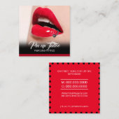 Piercing Studio Tattoo Piercing specialist Vierkante Visitekaartje (Voorkant / Achterkant)