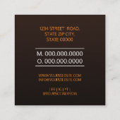 Piercing Studio Tattoo Piercing specialist Vierkante Visitekaartje (Achterkant)