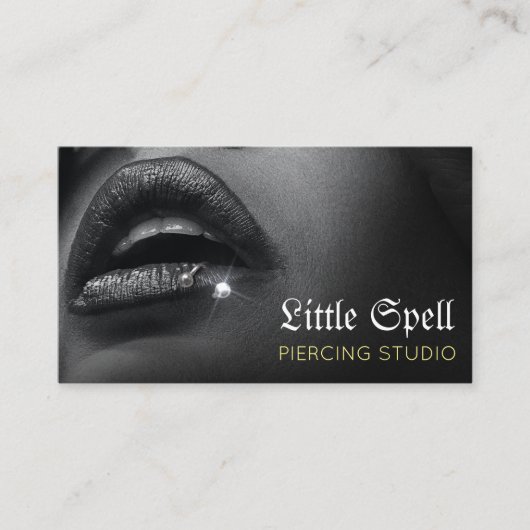 Piercing Studio Tattoo Piercing specialist Visitekaartje (Voorkant)