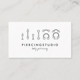 Piercing Visitekaartje
