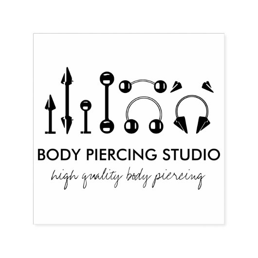 Piercing Zelfinktende Stempel (Design)