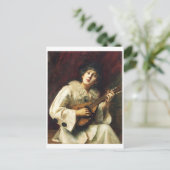 Pierette De luit spelen door Paul De La Boulaye Briefkaart (Staand voorkant)