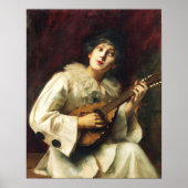 Pierette die de Lute speelt, Poster (Voorkant)
