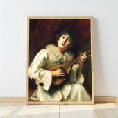 Pierette die de Lute speelt, Poster