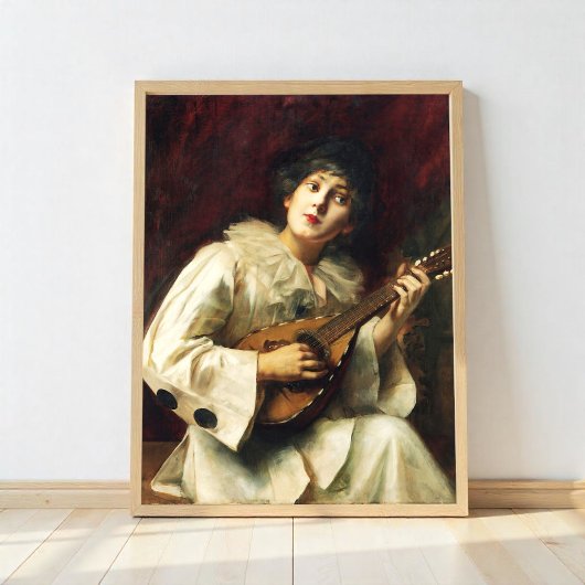 Pierette die de Lute speelt, Poster