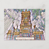 Pierhead Building Cardiff Digitale Kunst Briefkaart (Voorkant)