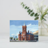 Pierhead Building, Cardiff, Wales, UK Briefkaart (Staand voorkant)