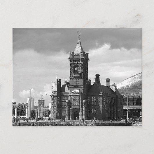 Pierhead Building, Cardiff, Wales, Verenigd Konink Briefkaart (Voorkant)