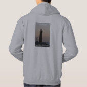 Pierhead op een koude winterochtend hoodie (Achterkant)