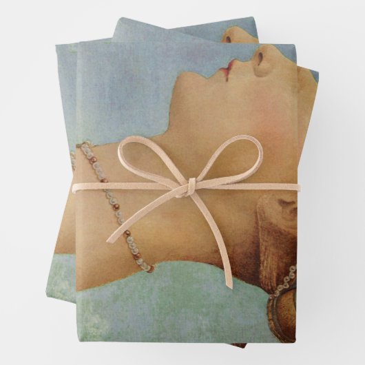 Piero del Pollaiuolo, portret van een jonge vrouw Inpakpapier Vel (In situ)