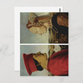 Piero della Francesca Battista Sforza Federico da. Briefkaart (Voorkant / Achterkant)