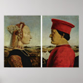 Piero della Francesca - Diptych Poster (Voorkant)
