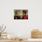 Piero della Francesca - Diptych Poster (Keuken)