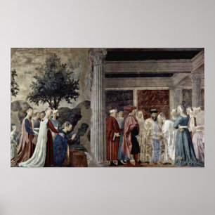 Piero della Francesca - Koningin van Sheba Poster