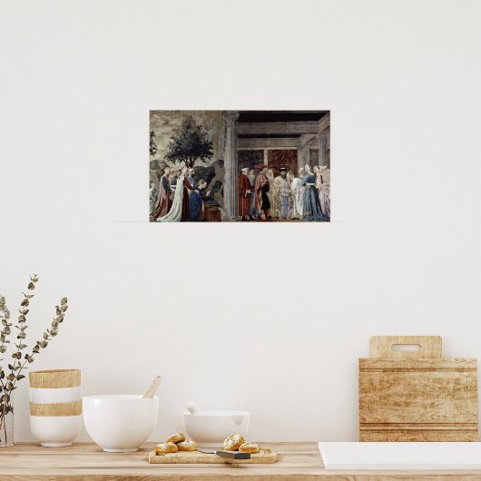 Piero della Francesca - Koningin van Sheba Poster (Keuken)