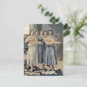 Piero della Francesca- Nativiteit (bijzonderheden) Briefkaart (Staand voorkant)