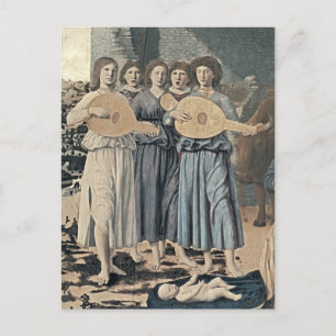 Piero della Francesca- Nativiteit (bijzonderheden) Briefkaart