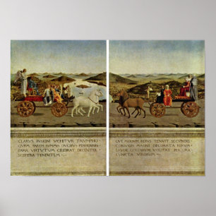 Piero della Francesca - Triumph van de hertog Poster