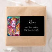 PIERO MET CAT 2 rood roze paarse geel zwart Etiket (Insitu)