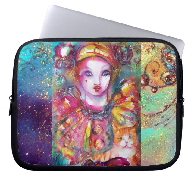 PIERO MET CAT LAPTOP SLEEVE (Voorkant)