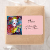 PIERO MET CAT rood roze paars geel Etiket (Insitu)