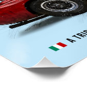 Piero Taruffi Ferrari 315S Tribute  Perfect Poster (Hoek)