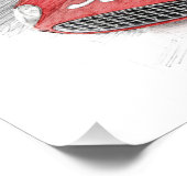 Piero Taruffi Perfect Poster (Hoek)