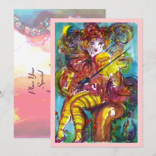 PIERO / Venetiaanse carnavalnacht Aankondiging (Voorkant / Achterkant)