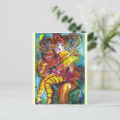 PIERO / Venetiaanse carnavalnacht Briefkaart (Staand voorkant)