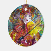 PIERO / Venetiaanse carnavalnacht Keramisch Ornament (Links)