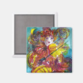 PIERO / Venetiaanse carnavalnacht Magneet (Voorkant / Achterkant)