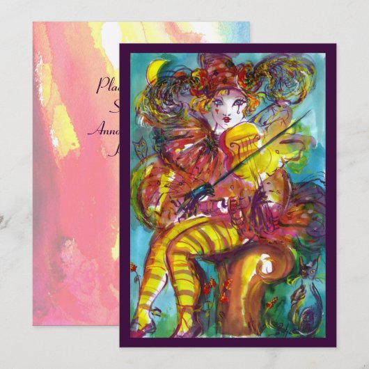 PIERO / Venetiaanse Carnavalsnacht Aankondiging (Voorkant / Achterkant)