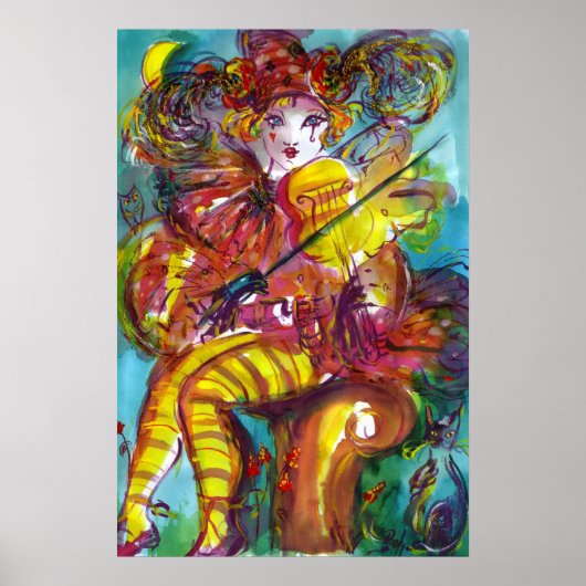 PIERO/Venetië Carnival Night Poster (Voorkant)